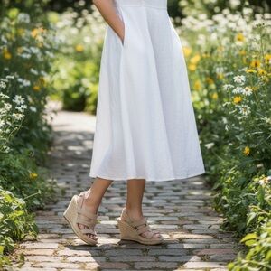 UGG Tan Wedge Sandals